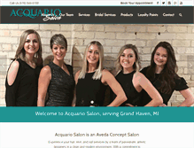 Tablet Screenshot of acquariosalon.com